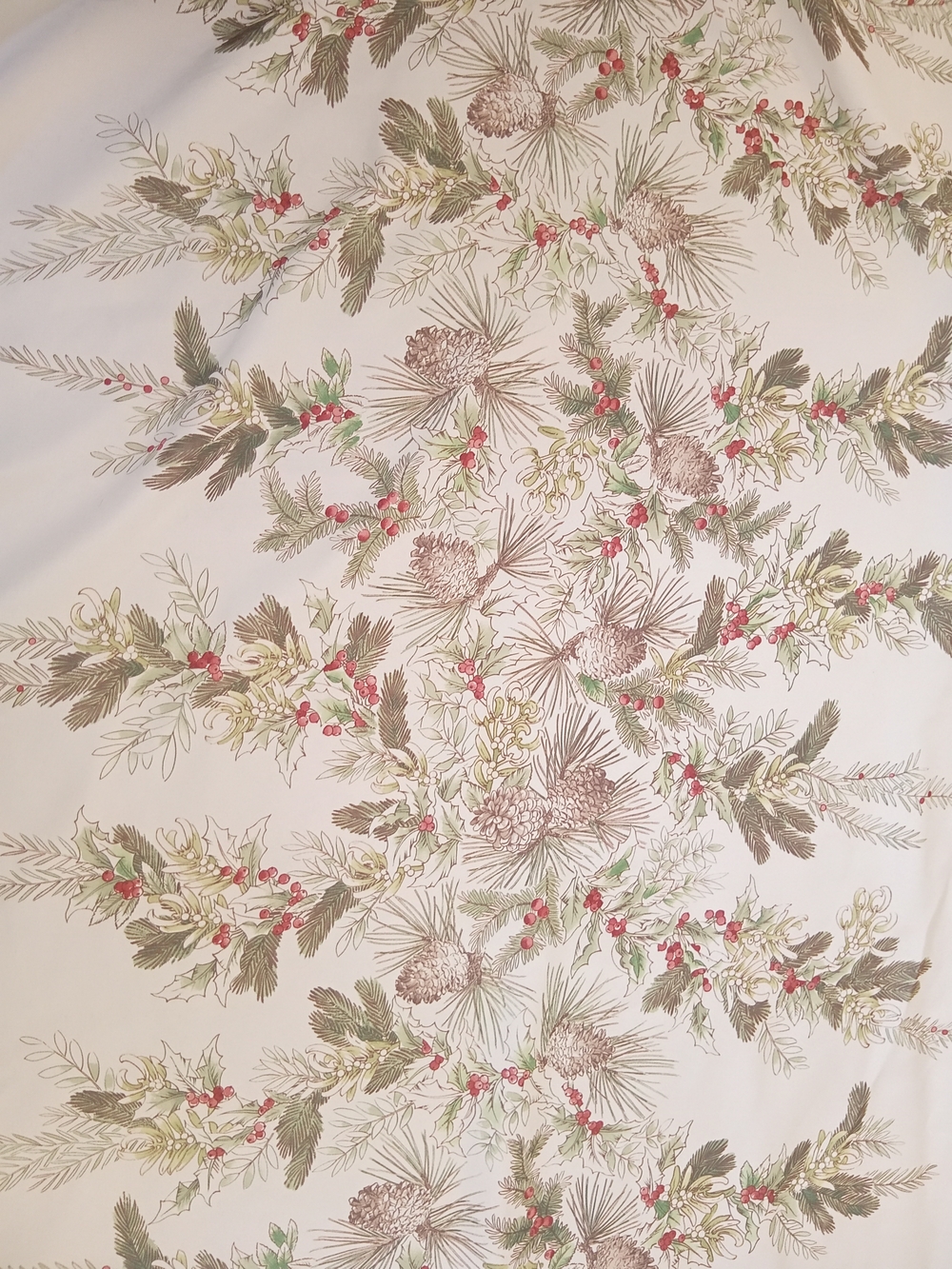 Aspen 100" Long White Tablecloth Vintage Style Shabby Chic Wedding Decor